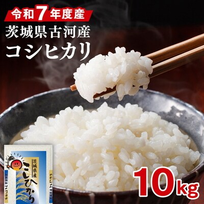 令和7年産 古河市のお米 コシヒカリ 10kg(5kg×2袋) ※2025年9月～発送 _DP90