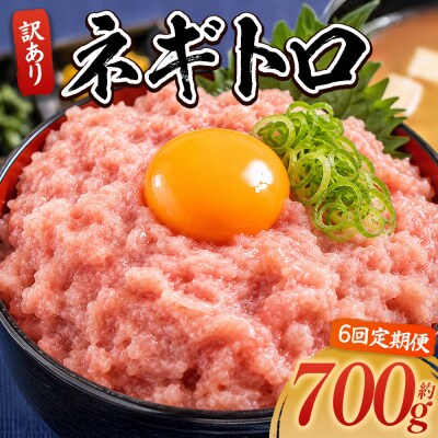 【定期便】ネギトロ丼にも 訳ありネギトロ 小分け まぐろ セット 6回 計700g Wda-0021