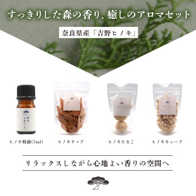 吉野ヒノキの香りのインテリアセット