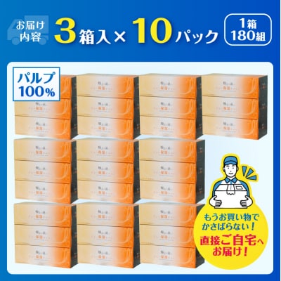 保湿ボックスティッシュ「保湿デュー」30箱 [sf002-021]
