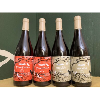 【野生酵母】多田農園の赤ワイン4本セット