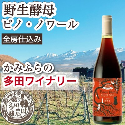 【野生酵母 赤ワイン】多田ワイナリーのピノ・ノワール かみふらの
