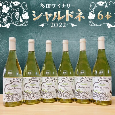 【野生酵母ワイン】かみふらの多田農園　辛口白[シャルドネ]6本