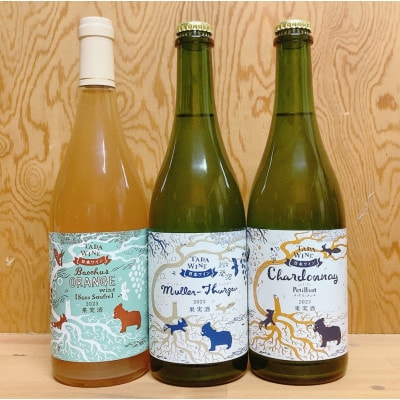 【酸化防止剤無添加】ワイン3本セット 野生酵母&無濾過 TADA WINERY