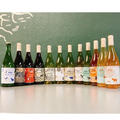 【毎月定期便】野生酵母ワイン●月1本●赤白泡オレンジ●多田ワイナリー全12回
