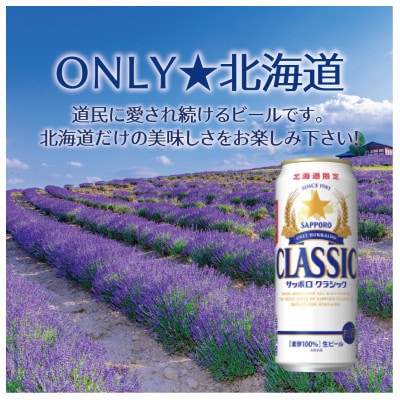 サッポロ　クラシック　500ml×24本入り