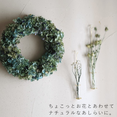 富良野花七曜 あじさいのリース 30