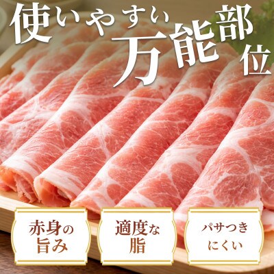 【さとふる限定】北海道 上富良野産 豚肩ロース 薄切り 5kg かみふらのポーク 冷凍