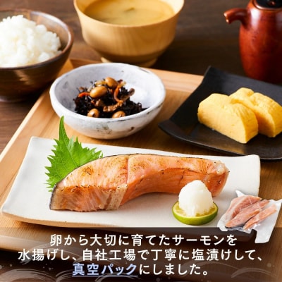 <新規格>鳥取県産活〆「境港サーモン」(定塩・塩鮭切り身)合計約1.5kg