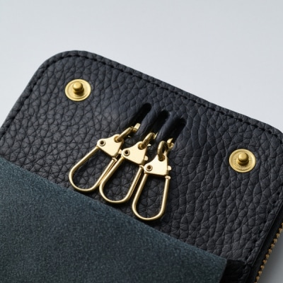洛景工房 スマートキー2本+アナログキー収納  type1 Alley Black ブラック