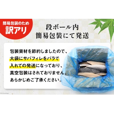 訳あり 塩 サバ フィレ 3kg [気仙沼市 20564146] さば 鯖