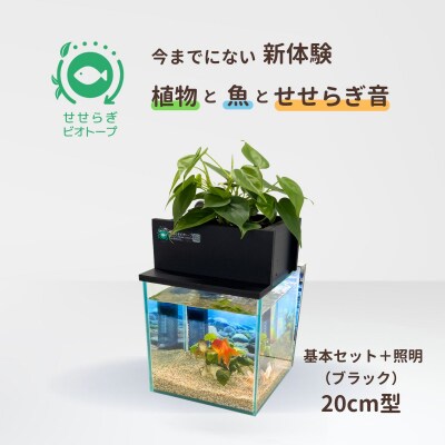 せせらぎビオトープ　20cm型基本+照明セット