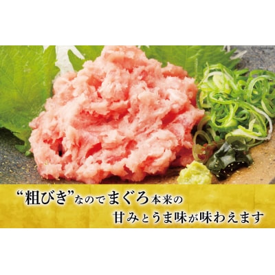 気仙沼港水揚げ 天然 ネギトロ 計1kg (100g×10p) 小分け [20565820] まぐろ