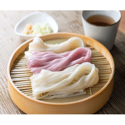 本場手造りの稲庭うどん紅白のセット[B0311]
