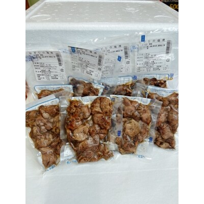 国産砂ずりの塩焼き　　