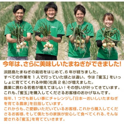 淡路島玉ねぎ「蜜玉」3kg(有機肥料100%)