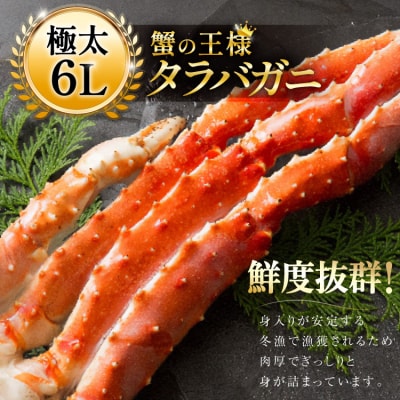 かに 本 タラバガニ 脚 スリット入 約1.3kg 極太6Lサイズ [20564363]
