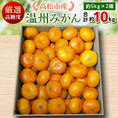 【先行受付2025年】瀬戸内温州みかん厳選高糖度約10kg【2025年11月～2026年1月発送】