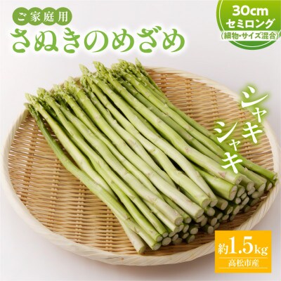 【先行受付2025年】【2～7月発送】ご家庭用　さぬきのめざめセミロング(細物・混合)　約1.5kg
