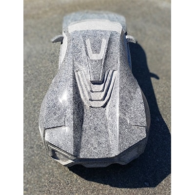 【庵治石オーダーメイド】 スケールモデルカー(1/10サイズ)