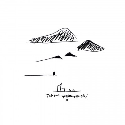 瀬戸内 / Ichiro Yamaguchi|山口一郎氏イラスト刻印の庵治石プレート
