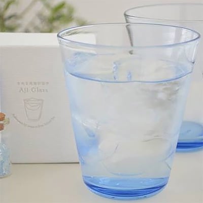 【Aji Glass】　タンブラー　大　2個セット　(GIFT BOX付)
