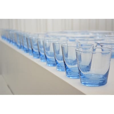 【Aji Glass】　ロックグラス　みなも　2個セット　(GIFT BOX付)