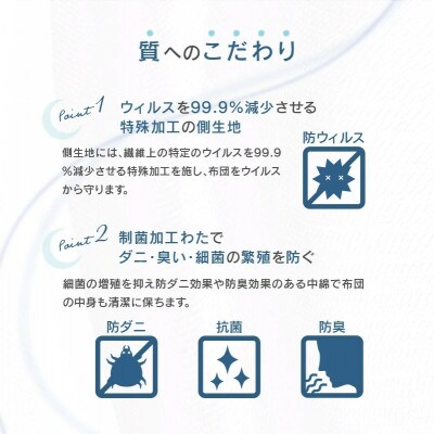抗ウィルス合繊掛けふとん