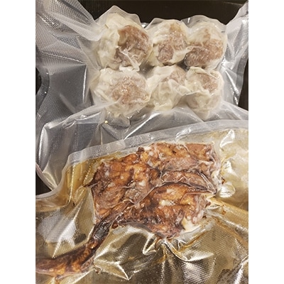 【2023年4月中旬発送】さぬき名物「骨付き鳥」1本/「オリーブ豚焼売」45g×6個