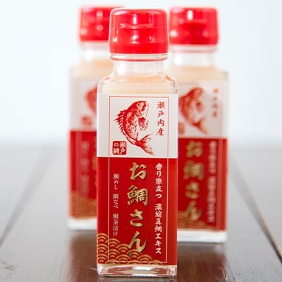 瀬戸内の鯛のアラから作られた鯛だし調味料100ml×3本 | ふるさと納税のお礼品