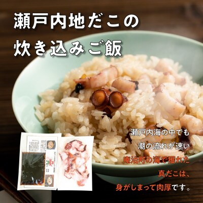 漁師飯!瀬戸内地だこの一本足と炊き込みご飯のセット
