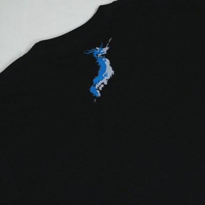 高松市 マンホールTシャツ 黒 Lサイズ