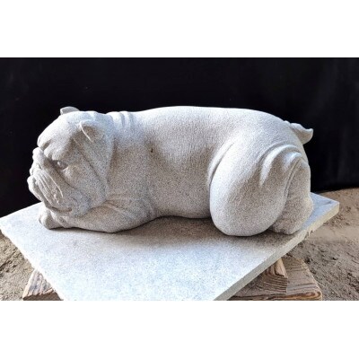 庵治石　ブルドッグ