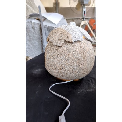 庵治石「石あかり」この実(まる型)