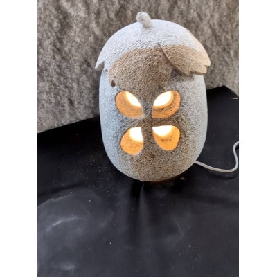 庵治石「石あかり」この実(たまご型)