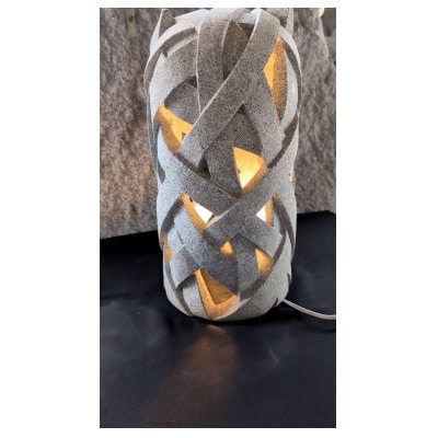 庵治石「石あかり」あじろ