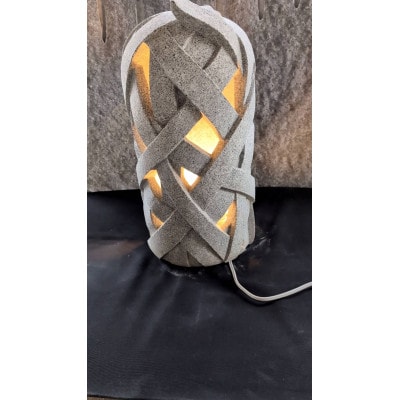 庵治石「石あかり」あじろ