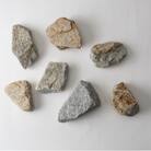 庵治石7個セット (加工なし) 焚火台 STONE QUEST 折りたたみ脚用