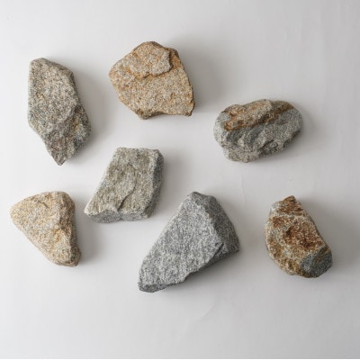 庵治石7個セット (精密加工) 焚火台 STONE QUEST 折りたたみ脚用