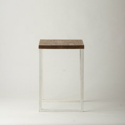 槙塚鉄工所 Mashikaku stool 白 ー マシカクスツール ー