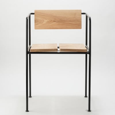 槙塚鉄工所 Mashikaku Chair 黒 - マシカクチェア -
