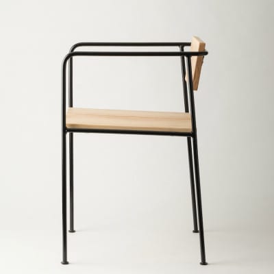 槙塚鉄工所 Mashikaku Chair 黒 - マシカクチェア -
