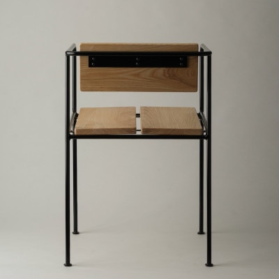 槙塚鉄工所 Mashikaku Chair 黒 - マシカクチェア -
