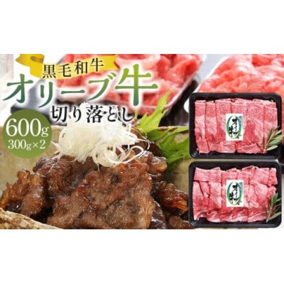 オリーブ牛切り落とし 600g(300g×2パック)