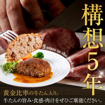 ごほう美たんの牛たんハンバーグ