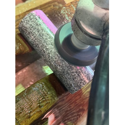 庵治石製の花瓶