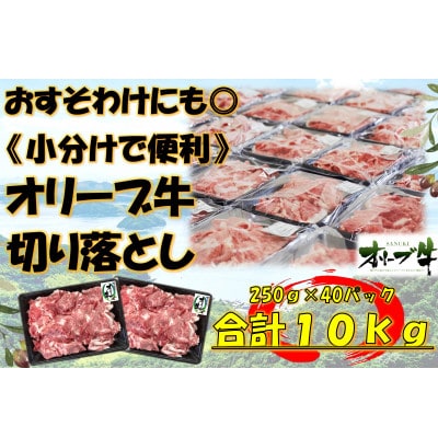 《小分け》オリーブ牛　切り落とし10kg