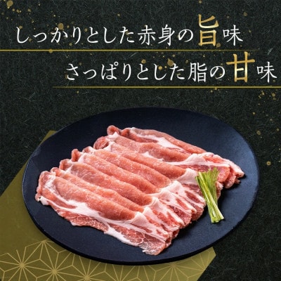 オリーブ豚　ロースしゃぶしゃぶ用　2000g