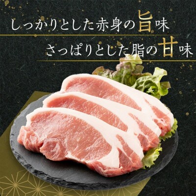 オリーブ豚　ロースステーキ用　1000g