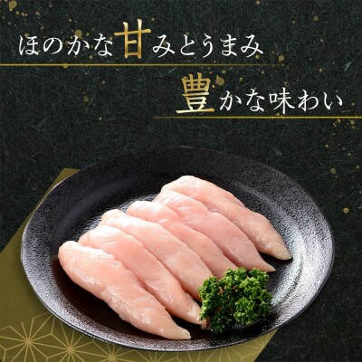 オリーブ地鶏　スジ取りササミ　1600g